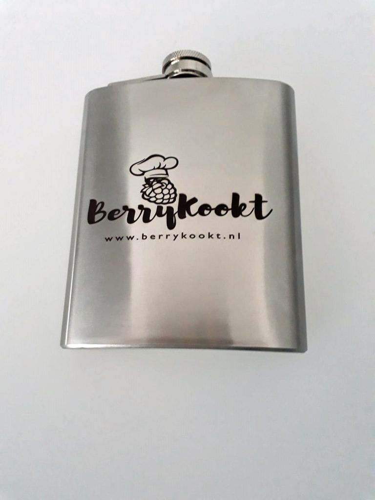 RVS flesje met logo
