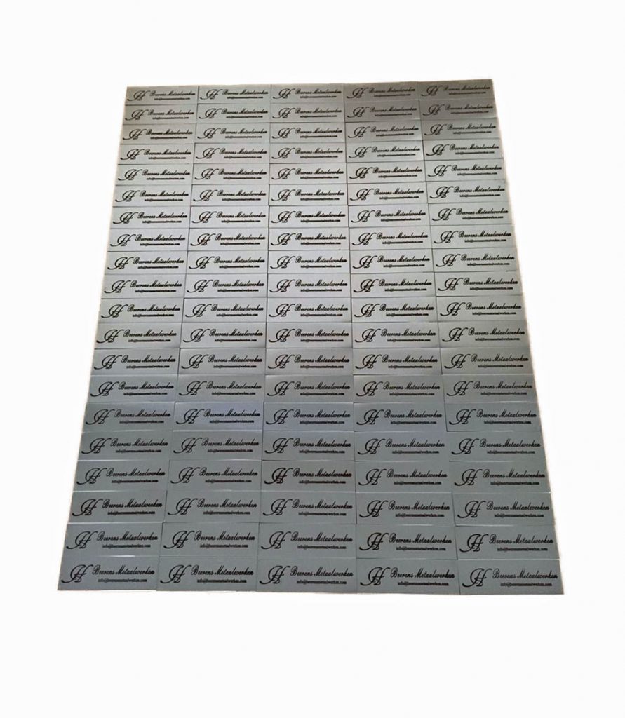 Metalen Plaatjes 100 stuks