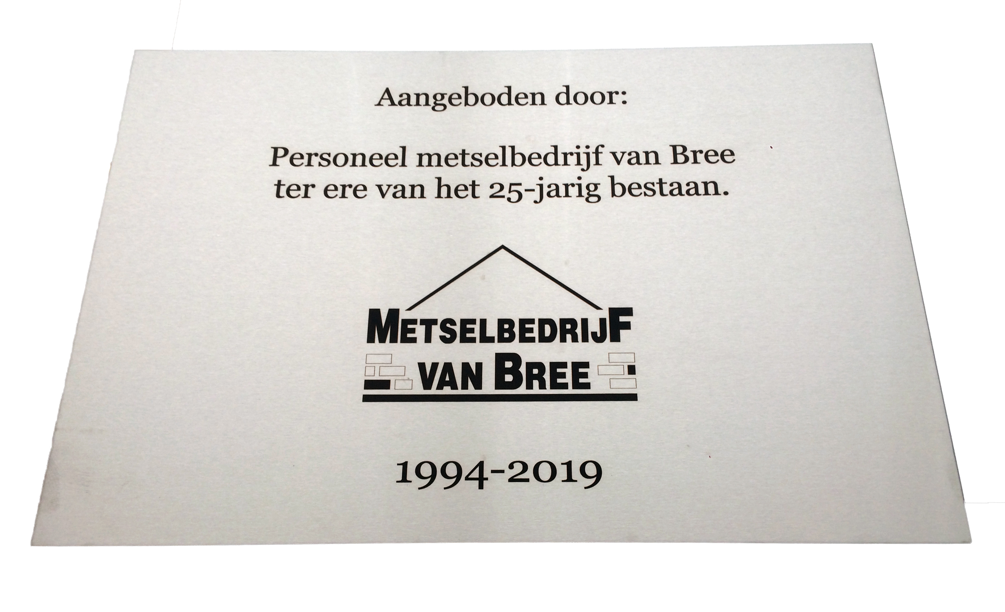 Industriële typeplaten